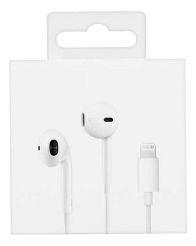 Auriculares Manos Libres Para iPhone 7 8 11 12 13 Pro Max Color Blanco