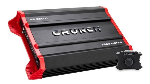 Amplificador Crunch Gp-2500.1 Clase Ab 2500w 1 Canal