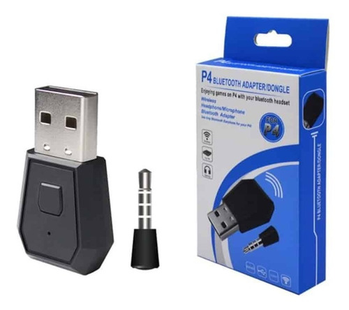 Adaptador Usb Bluetooth De 3.5mm Para Ps4 Auriculares