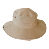 Sombrero Gorro De Ala  Ancha- Tipo Australiano - Color Beige