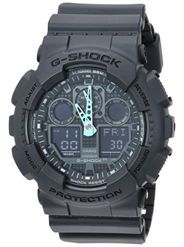 Reloj Analógico-digital G-shock Ga-100c-8acr Para Hombre, Gr