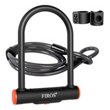 Firos Bike U Lock, Candados Para Bicicletas, Resistentes, An