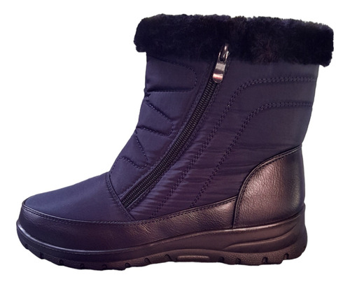 Botin De Mujer  Con Chiporro Impermiable Invierno  Bota 