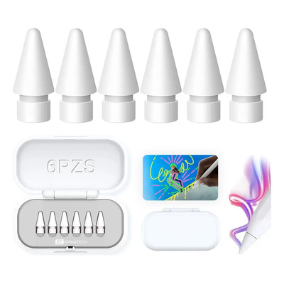 Zcgoingtech 6pzs Puntas Repuesto Para Apple Pencil 1st 2nd Usb-c Con Caja | Envío gratis