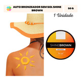 1x Creme Acelerador Para Bronzeador Premium Shine Brown Sun