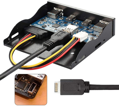 Cablecc - Cable Usb 3.1 Para Placa Base De 3.5 