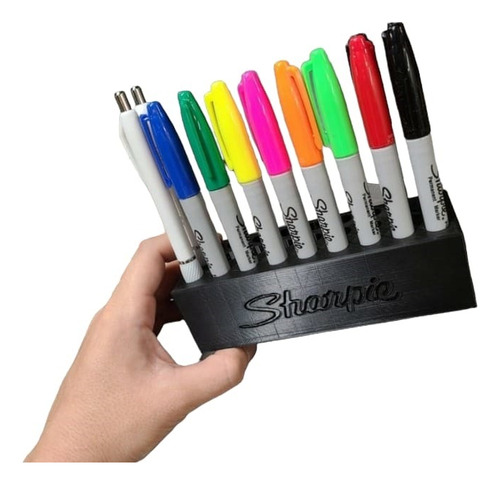 Porta Lapiz Sharpie Rectangular 27 Colores Fibras Fibrones