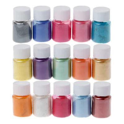 A Nuevo 15 Colores Tintes En Polvo Resina Epoxi Perla