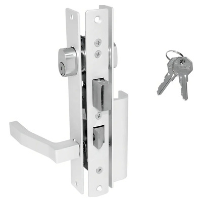 Cerradura Puerta Aluminio Embutir 575 Jm Blanco Phillips