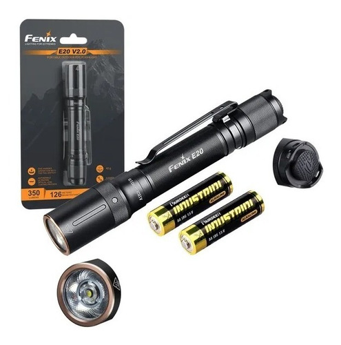 Linterna Frontal Led Fenix E20 V2.0 350 Lumens 126 Mts 