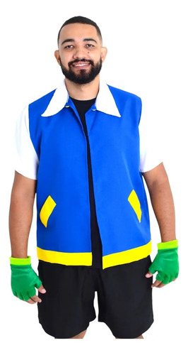 Colete Ash Infantil E Adulto + Luvas - Fantasia - Cosplay | Parcelamento sem juros