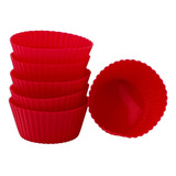 Forma Cupcake Silicone Não Gruda Kit 24un Forno Air Fryer