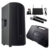 Caixa De Som Jbl Max 10 Ativa Bluetooth + 2 Microfones S/fio