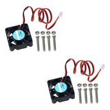 2x Mini Cooler 30 X 30 X 7mm 5v P/ Raspberry Pi2 Pi3 Pi4 Nfe