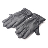 Guantes De Moto Invierno Eco Cuero Con Interior Polar New 