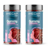 Kit Imecap Hair Gummy Cabelos + Unhas C/ 60 Gomas