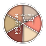 Rueda Maquillaje Artistico Cremoso Teatral Pintafan X1