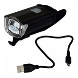 Farol Absolute Jy-7040 Pto. Led 3w C/usb Recarreg.