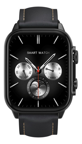 Smartwatch G-tide S5pro Amoled Bluetooth Para Ios Y Adroid Color De La Caja Negro Color De La Correa Negro Color Del Bisel Negro Diseño De La Correa Milanese