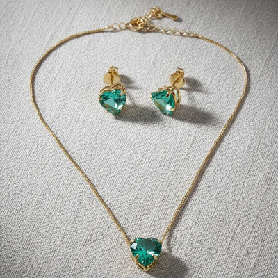 Conjunto Feminino Ponto De Luz Super Delicado Dica Presente Dourado
