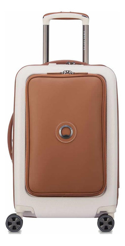 Valija De Cabina Expandible Porta Pc Delsey Chatelet Air 2.0 Color Marfil