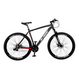 Mountain Bike Ksw Xlt Mtb Aro 29 19 24v Freios De Disco Mecânico Câmbios Dianteiro Importado Y Traseiro Importado Cor Preto/branco/vermelho