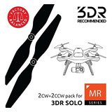 Solo 3dr Hélices Upgrade Set Negro - Hélices X4