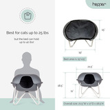 Hepper  Pod Cat Lounge  Moderna Cama Para Mascotas, Cueva Y