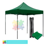 Toldo Metalico De  2x2 Color Verde