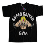 Remera Dragon Ball Z Super Saiyan Gym Dtf Calidad Premium