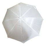  Paraguas Sombrilla Liso Color Blanco Mediano (eventos Boda)
