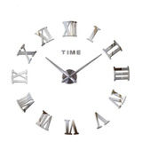 Reloj De Pared 3d Análogo Tamaño Grande De 100x100cm 