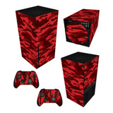 Skin Personalizado Xbox Series X Camuflaje