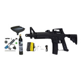 Marcadora Tippmann Alpha Black Bravo One Electrónica Xtr C