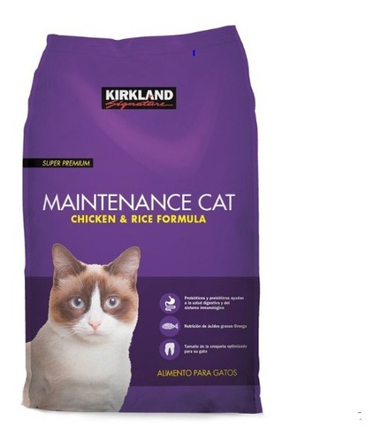 Alimento Para Gato Pollo Y Arroz Kirkland Signature 11.3kg