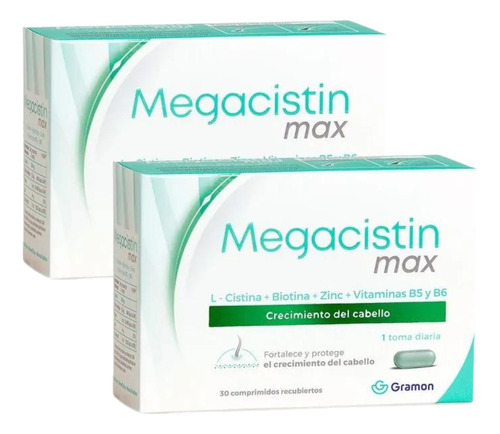 Megacistin Max Fortalecedor Anti Caida Cabello 60comprimidos