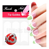 Stickers Guías French - Nail Art / 3 Planchitas