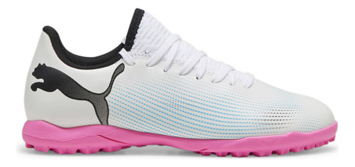 Botines Puma Future 7 Play Tt Jr Niños Fútbol Blanco