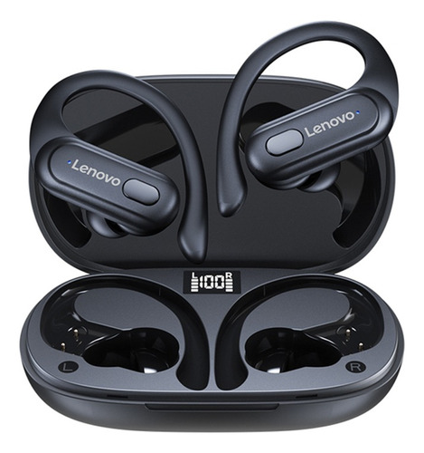 Auriculares Bluetooth 5.3 Lenovo Livepods Xt60 Negro Para Deportes Y Gimnasio