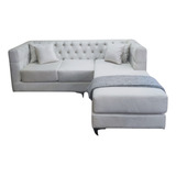 Sofa Modular Intercambiables Tipo L Venecia + 4 Cojines 