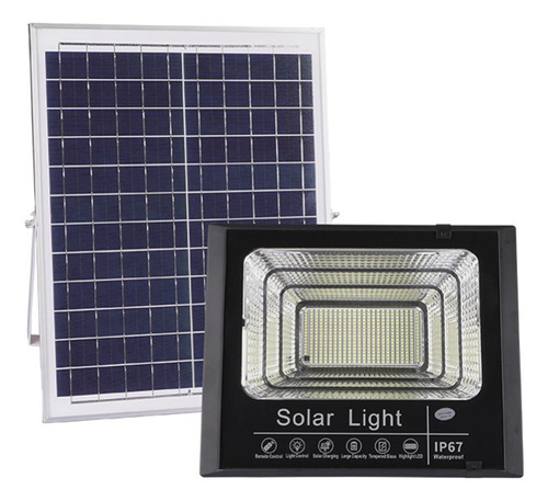 Holofote Solar Led Refletor 500w Potente Prova D Agua 