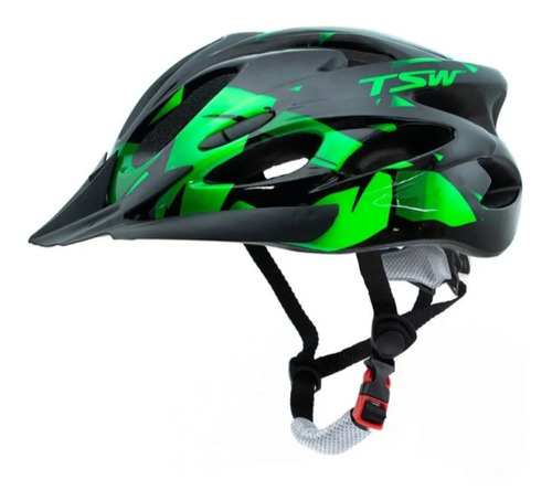 Capacete Ciclismo Tsw Raptor2 C/led Traseiro Mtb Bike Speed