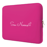 Capa Case Maleta P/ Notebook Macbook Personalizada Nome Amor