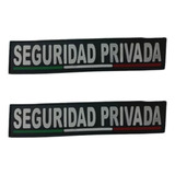 2 Parches Insignia Pvc Táctico Seguridad Privada Chaleco