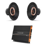 Paquete 2 Subwoofer Infinity 1270+amplificador Qea2500.1