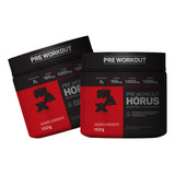 Combo 2 Pré Treino Workout Horus 150g Max Titanium Sabor Limão