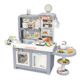 Cocina Cocinita Infantil Luz, Vapor, Sonido Y Agua 50 Piezas