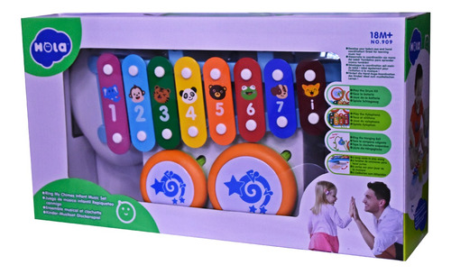 Musical Infantil Percusion Y Xilofon Fenix (25061)