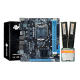 Kit De Placa Madre Mougol H61, Cpu Intel I5-2400 Y 16 Gb De