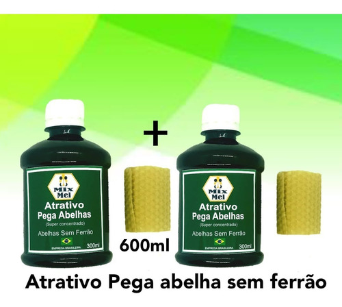 Atrativo Feromônio Isca 600ml Pega Abelha Sem Ferrão Jatai